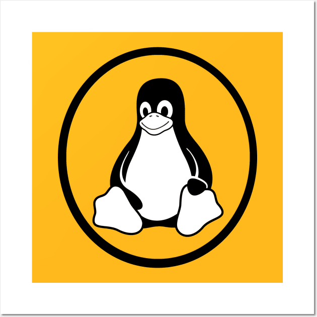 Linux Tux Wall Art by MacJoris